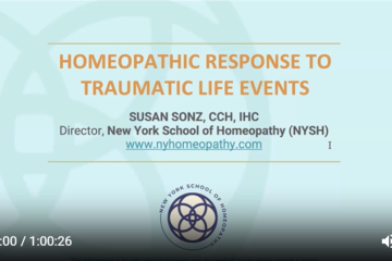 The Homeopathic Response to Traumatic Life Events